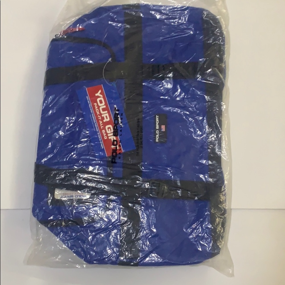 Unisex Polo Sport pack it all bag Duffel NWT